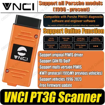 Scanner Diagnostico VNCI PT3G per Porsche, Scanner di Interfaccia Automobilistica Compatibile con il Driver Originale PIWIS per Veicoli Porsche