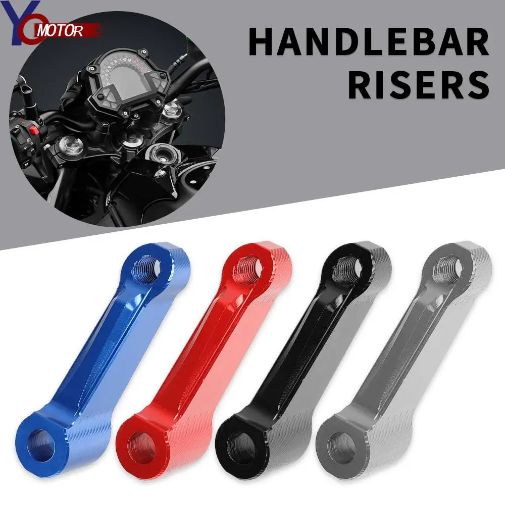 

Universal For Benelli Honda Bmw yamaha ducati Suzuki Parts Motorcycle Aluminium height Handlebar Risers Clamp Height Up Adapter