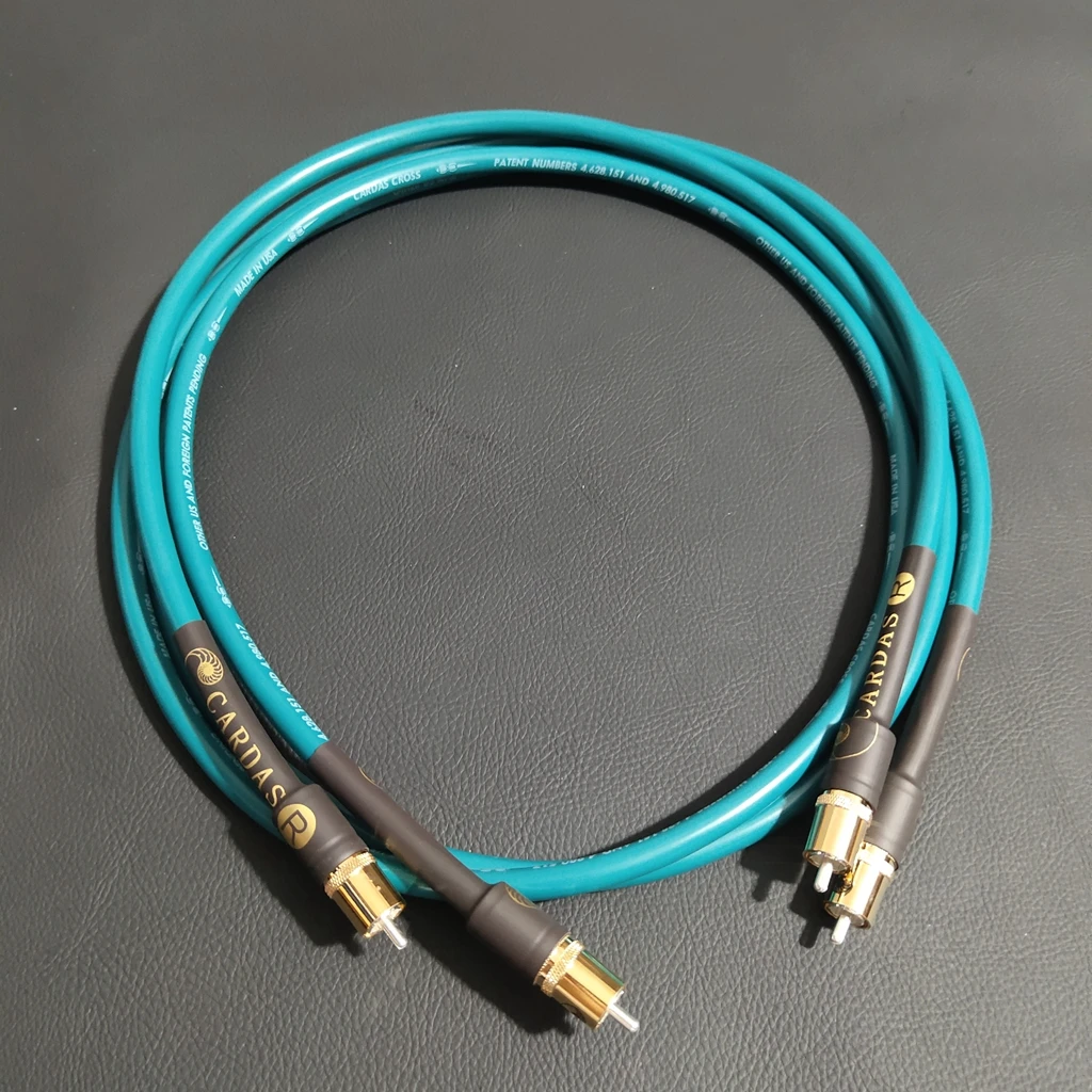 

High Quality CARDAS interconnect cable RCA to XLR Balanced line HiFi Audio Cable OCC conductor and silver-plated shielding 1pair