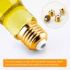 24Pcs Plastic Bulb Jar Light Bulb Shaped Acrylic Candy Boxes 3.4 oz for Crafts Light Bulb Gift Lightbulb Candy Containers 4