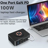 Зарядное устройство GaN USB C, 1080 Вт, 8-портовое настольное зарядное устройство типа C, 330 Вт, PD3.0 PPS QC3.0, быстрая зарядка для MacBook, планшета, Samsung iPhone 15 16 — изображение 4