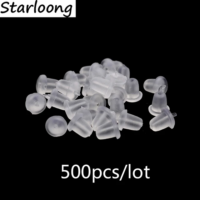 Silicon Back Earring Stoppers  Earrings Components Stoppers