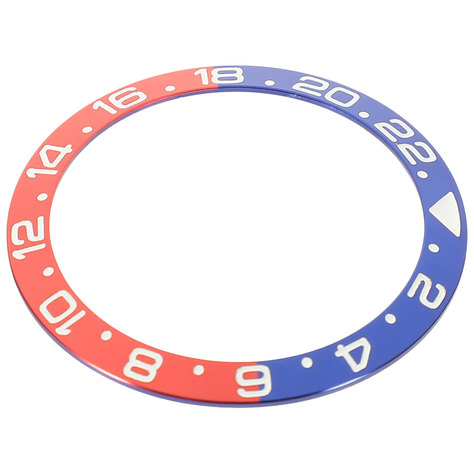 

38mm Retro Multicolor Watch Bezel Vintage Insert Accessories Replacement Stainless Steel Decor