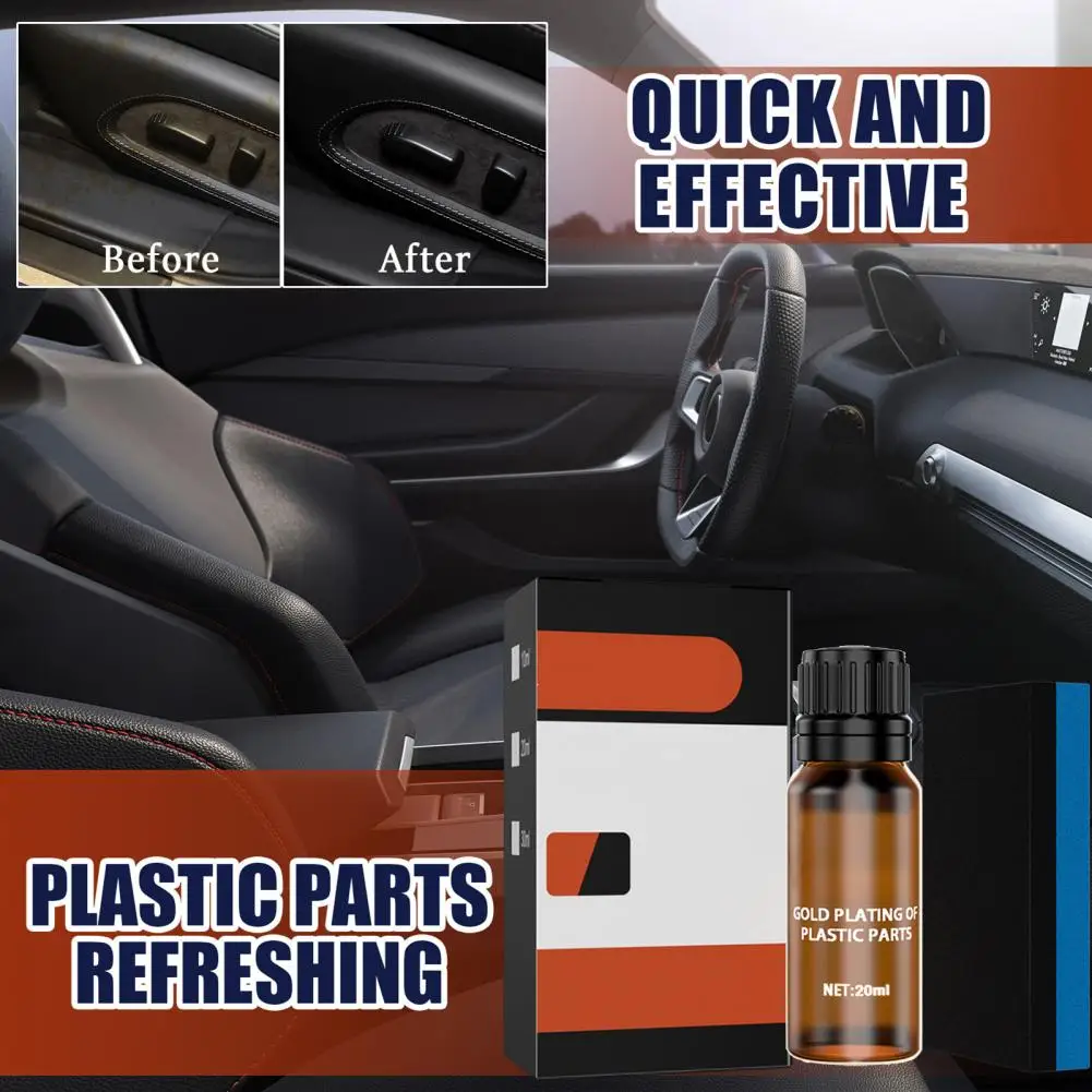 

Effective Dashboard Refreshing Decontamination Universal Dustproof Auto Refurbishment Agent Car Supplies