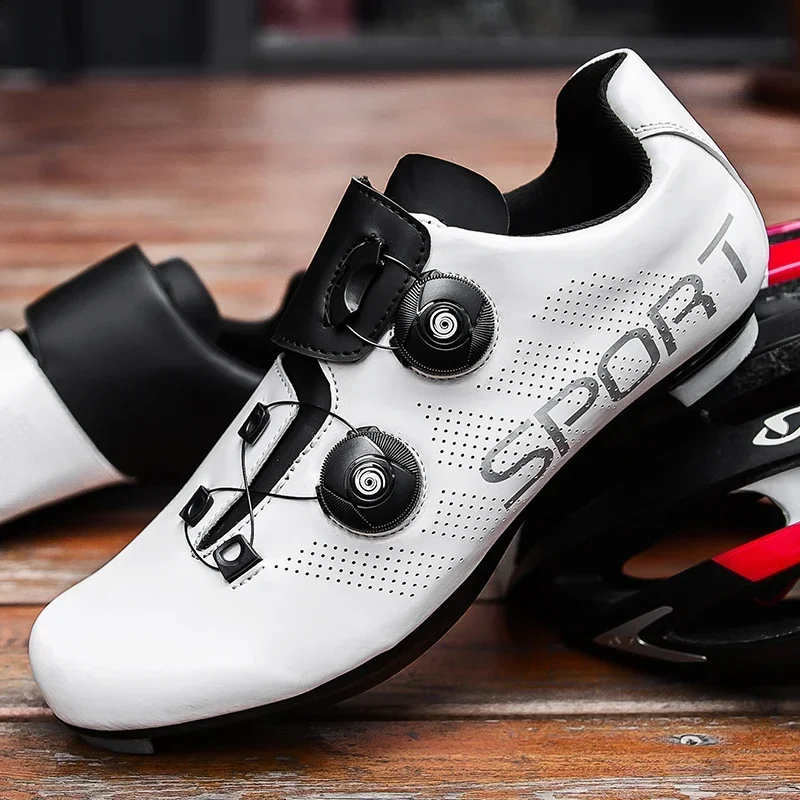 Cycling Shoes Unisex Cycling Sneaker Road Mountain Bike Racing Cleats Shoes Non-slip Men Mountain Bicycle Flat Sneakers Cycling Shoes for Men