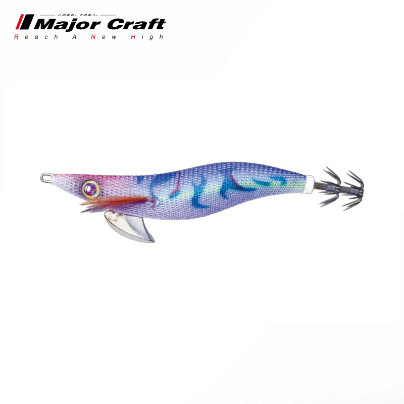 

MajorCraft Sea Fishing Squid No. 3.5 Wood Shrimp Bait Japan Horse Brand Bait Kizo New Color Glow-in-the-Dark Squid Hook