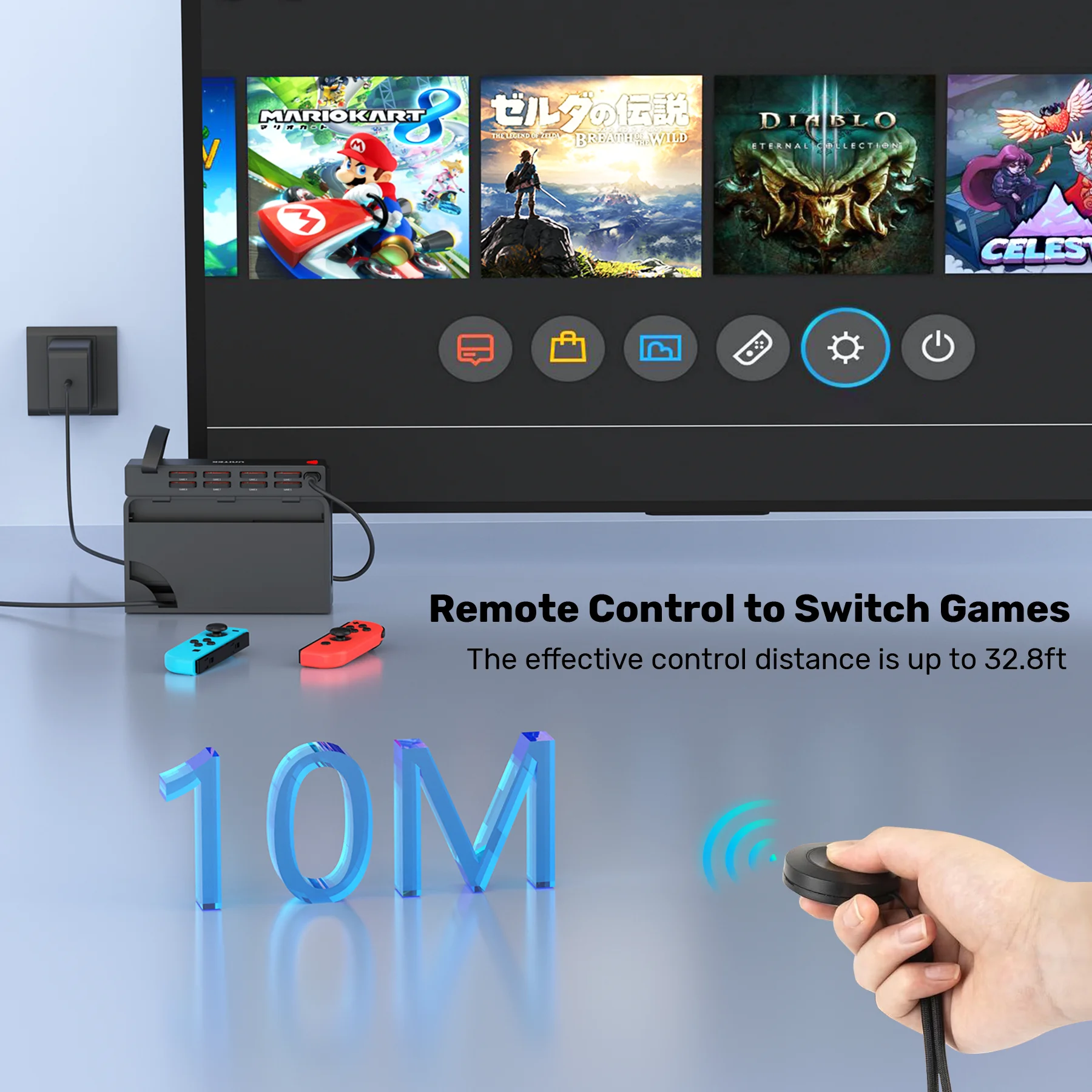 닌텐도 스위치 OLED 콘솔 및 도크, 게임 카드 리더, 리모컨 전환, 다중 스위치 게임 리더, 8 인 1
