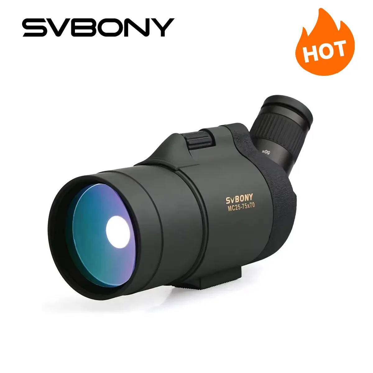 Spotting scope 25-75x70 BAK4 FMC Waterproof for birdwatching with tripod