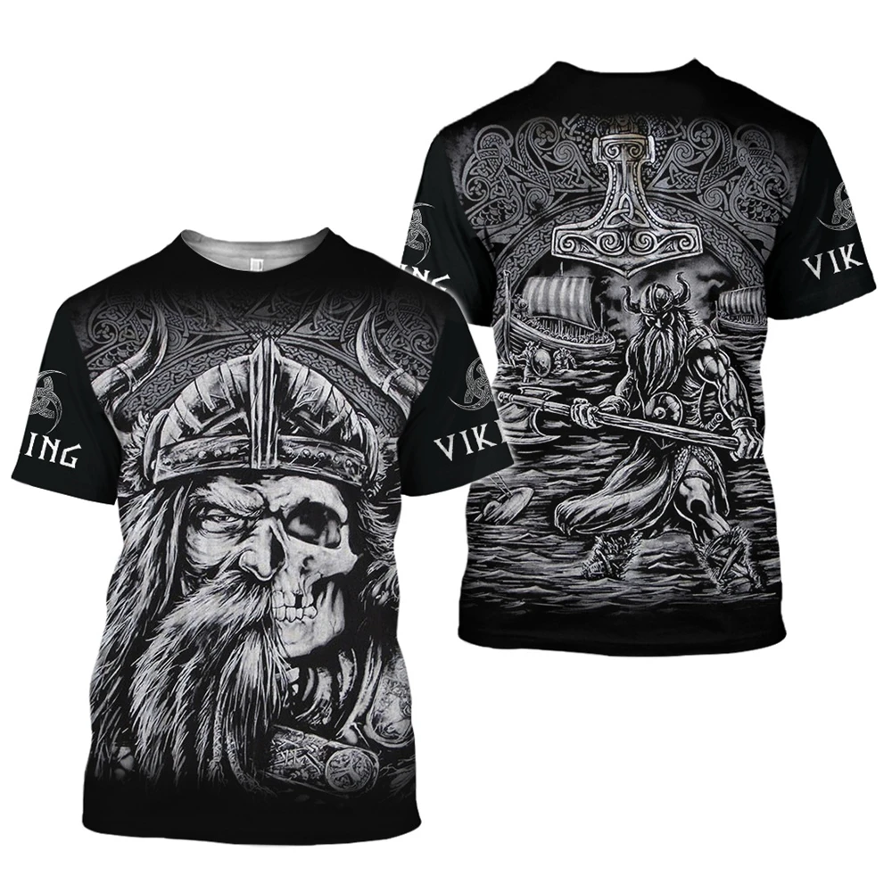 

2023 Classics Retro Soldier Pattern Printed Men's T Shirt Round Neck Loos Top Breathable Comfortable Summer Oversized Clothing