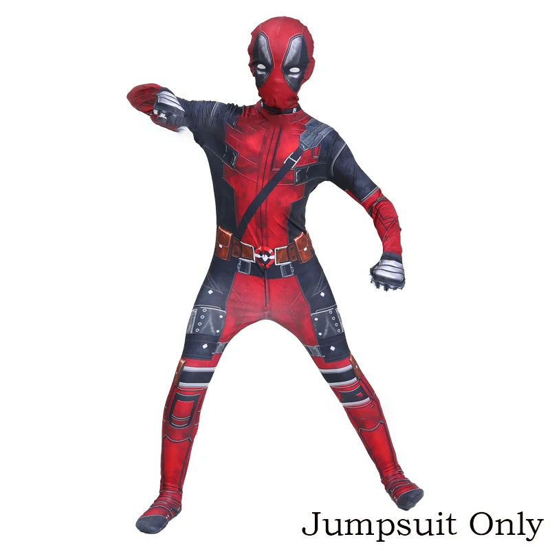 Superhero Deadpool Cosplay Jumpsuit 5