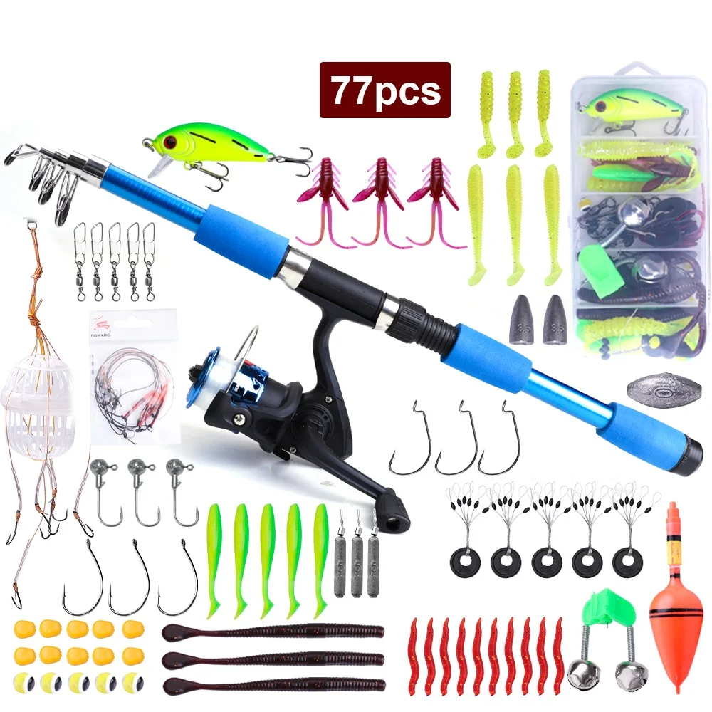 NGB 1.8/2.1m Telescopic Fishing Rod Reel Combo 1