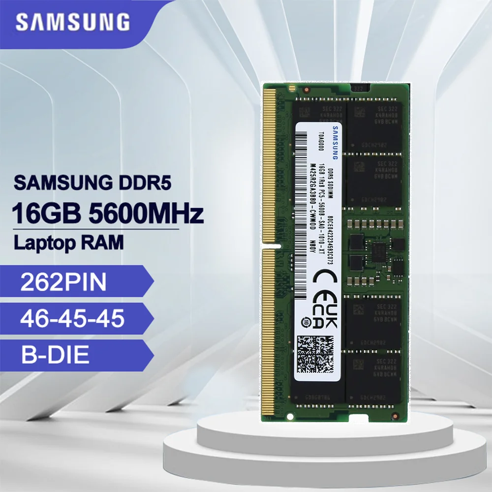 Samsung Notebook DDR5 RAM 16GB 5600MHz Original SO DIMM