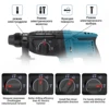 Drillpro 6200RPM 26mm Brushless Electric Hammer Impact Drill Multi-function Rotary Electric for Makita 18V Battery Power Tool 4