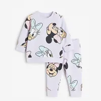 Cartoon Baby Boy Sports Suit Spring Loose And Fashionable Kids Sports Shirt Round Neck Clothing Children’s Sports Pants Set