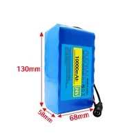 Batterie rechargeable 24V 10Ah 7S3P 18650, protection BMS 29.4V, adaptée aux scooters électriques, fauteuils roulants, voitures jouets. 3