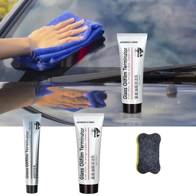 Car Glass Oil Film Cleaner Removal Cream Paste Windshield Water Spot  Remover LN