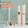 4 In 1 Facial Electric Shaver For Women Eyebrow Trimmer Body Epilator Rechargeable Painless Eyebrow Nose Bikini Hair Epilator 2