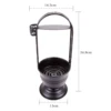 Hookah Basket for Coals Nargile Sheesha Chicha Cachimbas Narguile  Travel Metal Charcoal Holder Basket Set 2