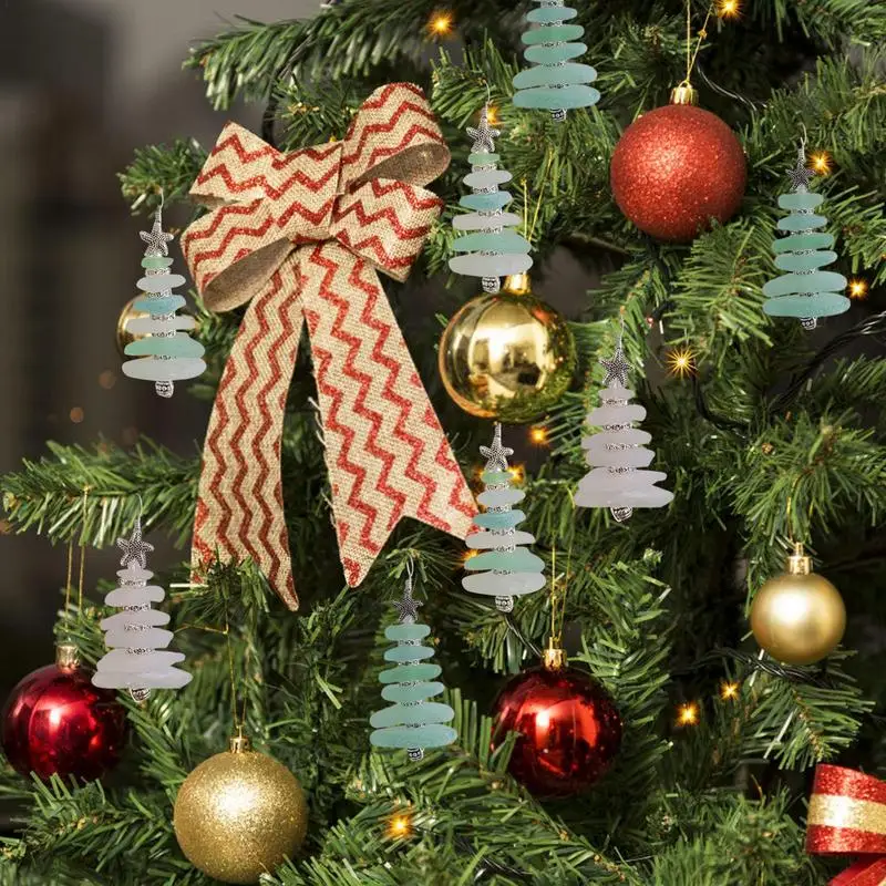 

Стеклянная Рождественская елка ручной работы, Хрустальная Праздничная фигурка, коллекционное стекло, Рождественская елка, украшение для мероприятий, вечеринок