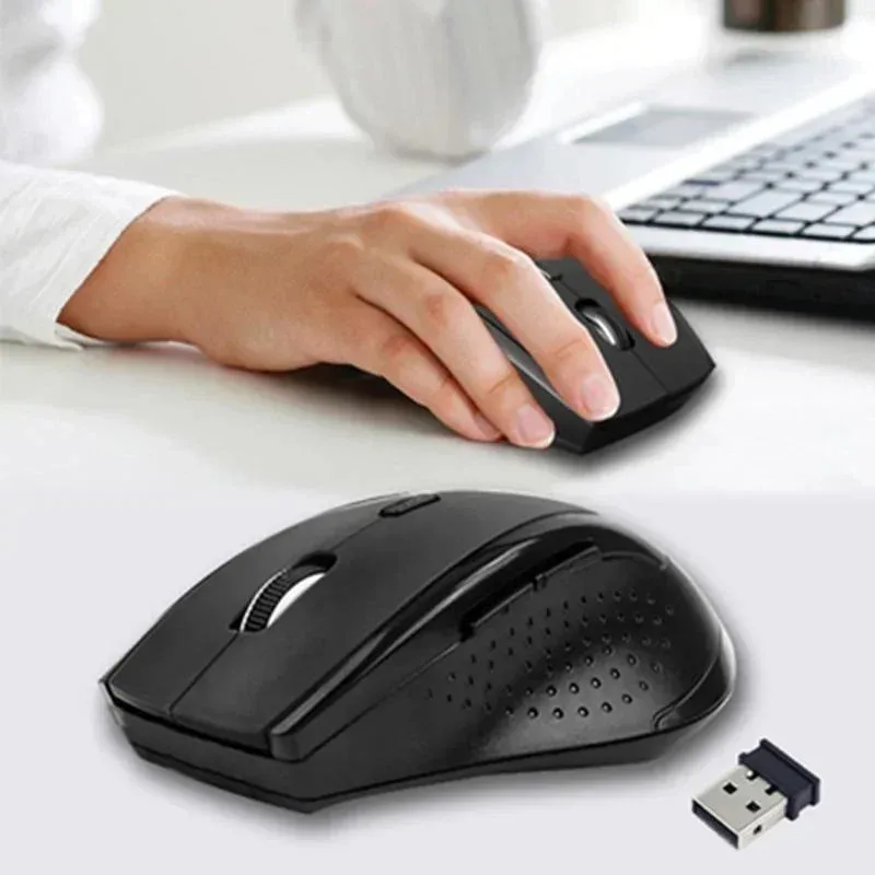 High-Performance 2.4GHz Wireless Gaming Mouse with USB Receiver