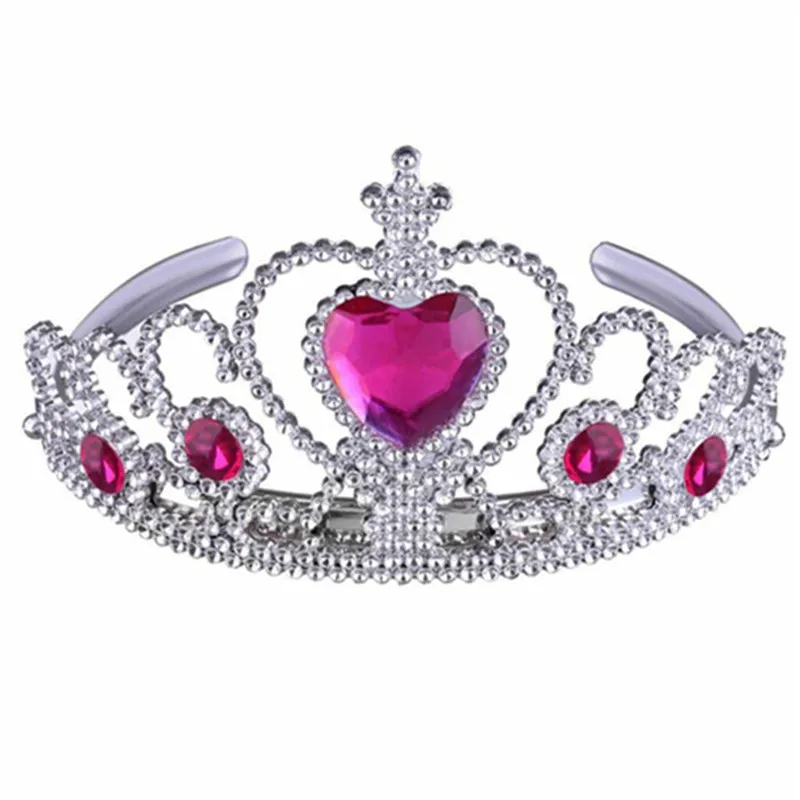 Girls princess crown hair accessories tiara hoop headband for kids party