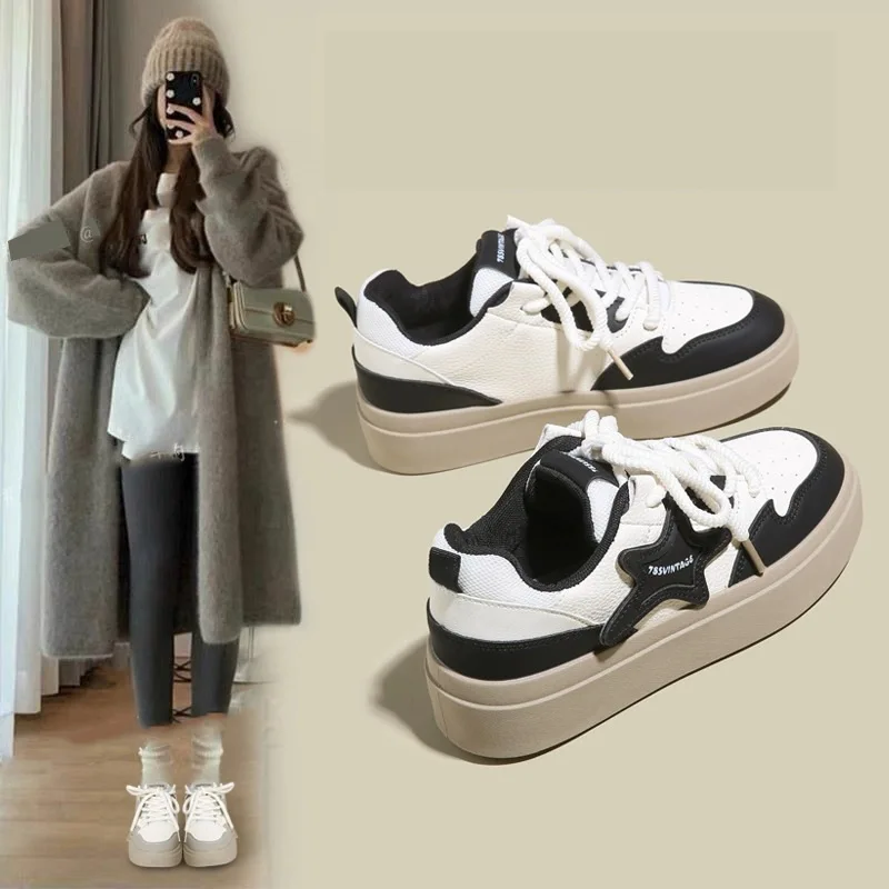 

Новинка осени 2023, маленькие белые туфли, женские легкие удобные повседневные туфли, женская спортивная обувь