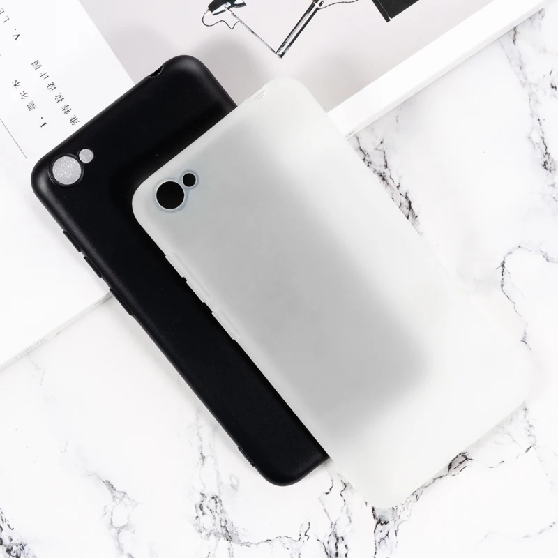 Y55l Vivo Y55s Back Cover Y55 Case Matte Soft Silicone TPU Back