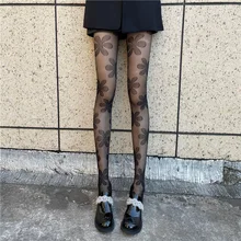 

Fashion Tights Women JK Lolita Flower Women's Stockings Gothic Clothes Pantyhose Socks Hosiery Underwear