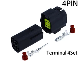 Denso Waterproof Automotive Connector Plug with Terminal - Leak - Proof Electrical Socket for Vehicle Wiring Harnesses (4PIN)
