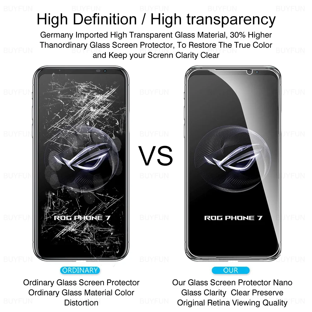 Фото Стекло для Asus ROG Phone 7 Ultimate 5G RoGPhone 7 Ultimate Phone7 ROGPhone7 2023 защитное закаленное стекло №5