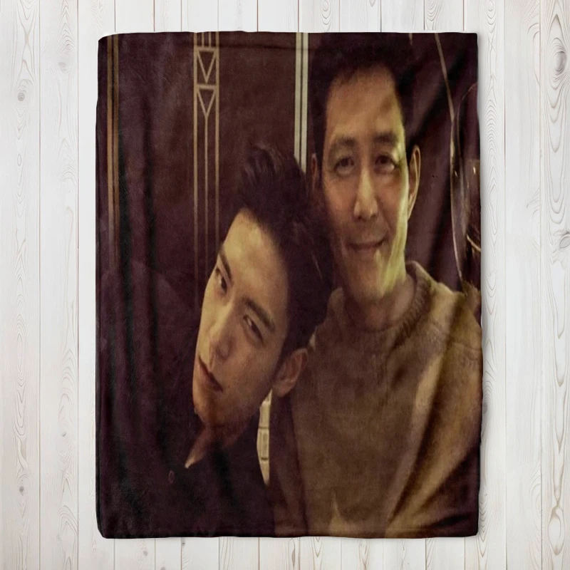 130x150cm Popular Tv Drama Characters South Korean actor Blanket Star Pictures For Fans Room Living Painting Wall Art Home Decor 2