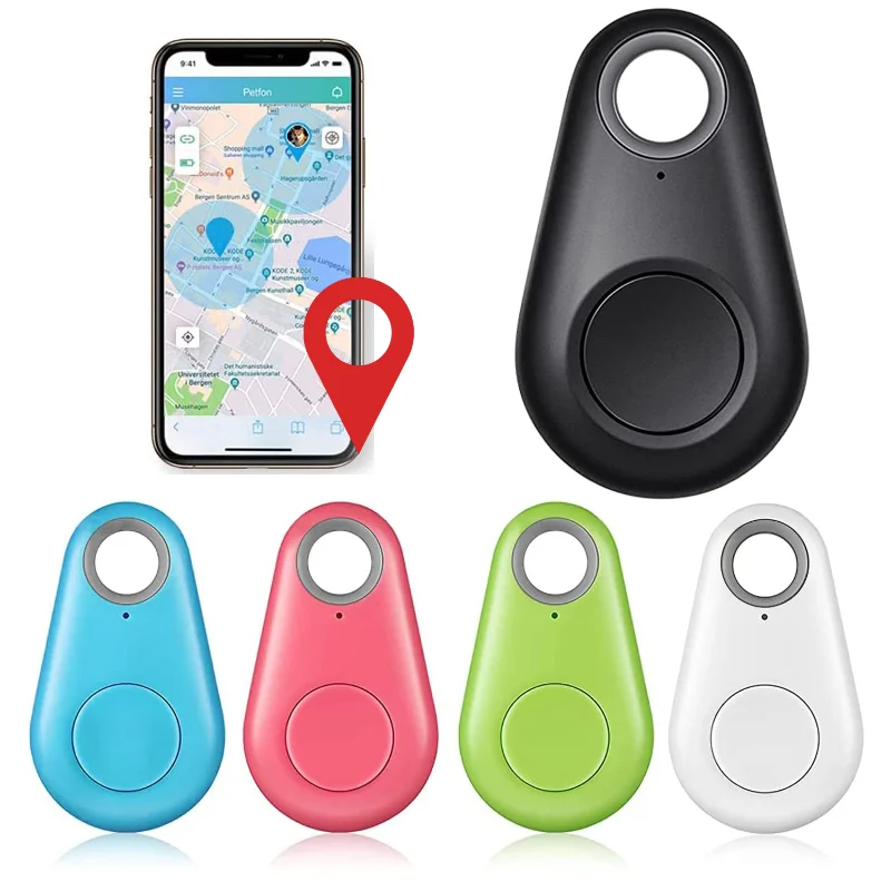 

Bluetooth Key Locator Wireless Tracker Dog Pet Cat GPS Tracker Anti-lost Device Waterproof Mini Finder Positioning for Wallet