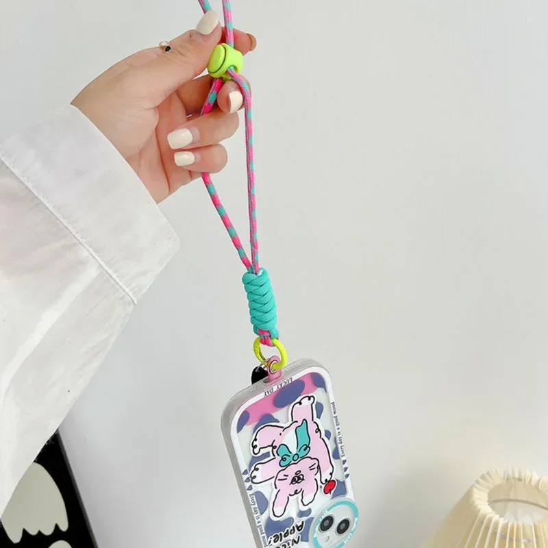 Dragonne Télescopique Antivol Pour Téléphone Portable, Corde à Ressort, Lanière Universelle Pour IPhone Samsung Xiaomi, Porte-clés