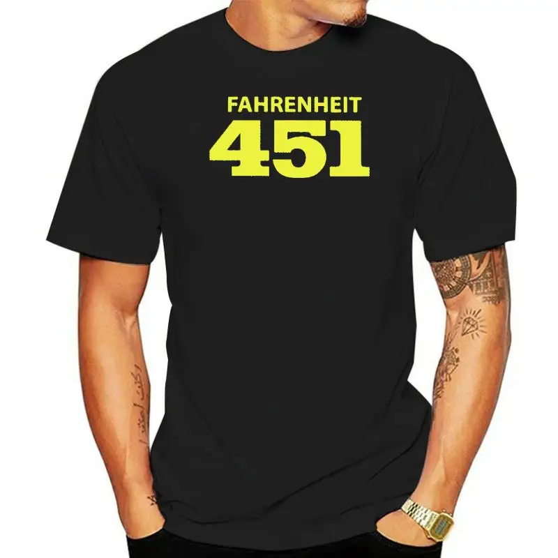 Ray Bradbury Classic Fi Tshirt Fahrenheit 451 T-Shirt. Book Tee Sci