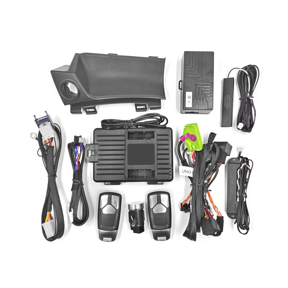 Per Audi Q3 2012-2023 Car Add Push Button Start Stop System E Remote Key Start Stop Control System Keyless Entry Con Pannello