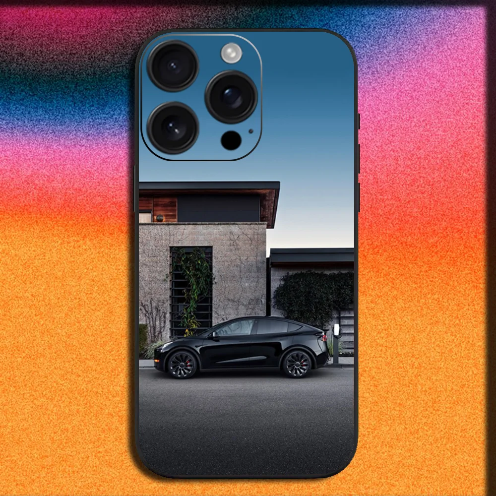 Sleek Black SUV Sport Car-Inspired Soft Phone Case
