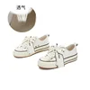 Top Layer Cowhide White For Spring 2025 Butterfly Bow Single Casual Versatile  Thick Soled Leather Woman Loafers Women Sneakers 5