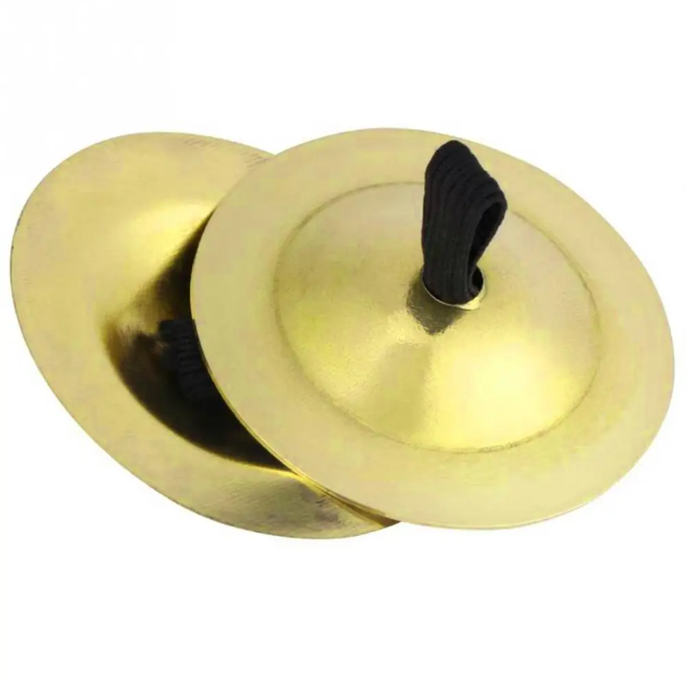 1 Pair Durable Belly Dance Finger Cymbal Brass Musical Instrument Dancing Accessory Gong Cymbal