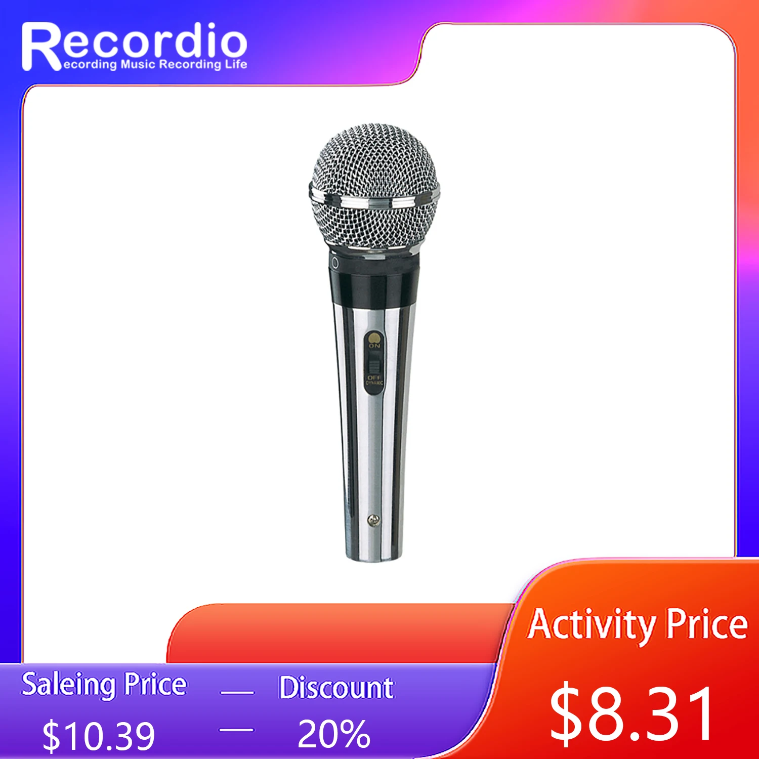 

GAM-580 Professional wired dynamic microphone for stage performance family KTV