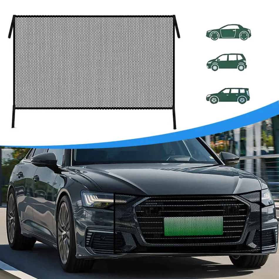 Car Air Radiator Prevent Clogging Mesh Net Barrier Rat Resistant Anti Insect Car Condenser Protective Net Bugs Repellant Mesh car grill mesh