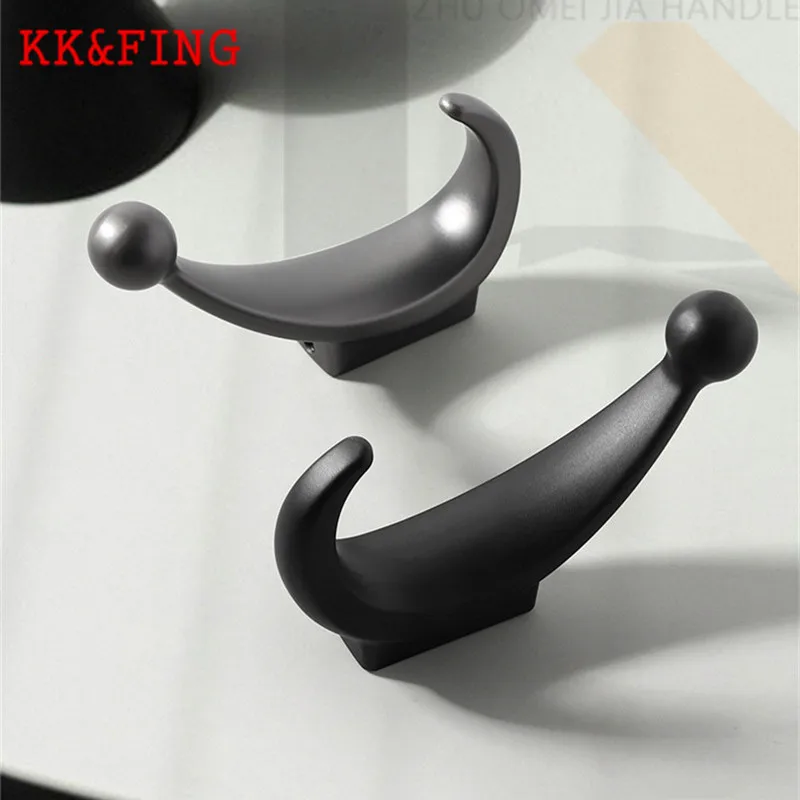 KK & FING-신상품 조명 럭셔리 골드 벽걸이 옷 후크, 아연 합금, 침실, 거실 코트, 로브 후크, 키 행거, 하드웨어