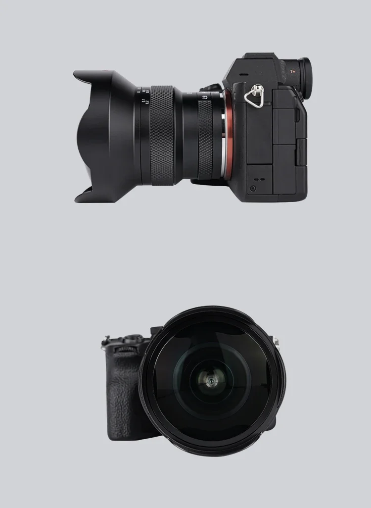 AstrHori MF 12mm F2.8 Full Frame Camera Lens 185° Ultra Wide Angle Manual Fishey
