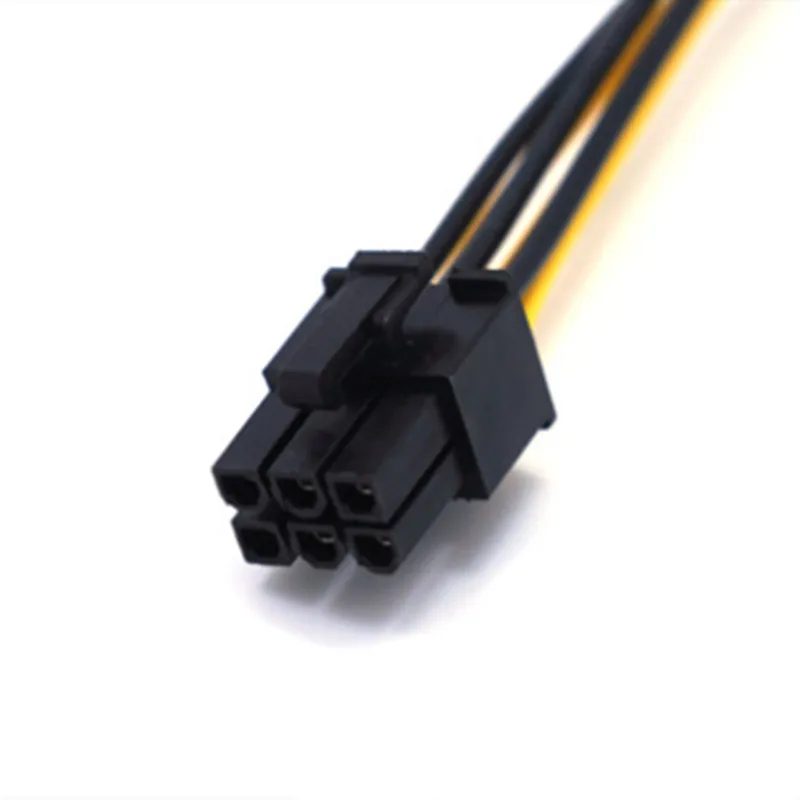 Cavo di alimentazione PCIe da 6 Pin a 6 + 2 pin da 100cm cavo di
