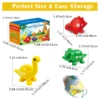 Dinosaur Matching Game Toys Alphabet Matching / Number Matching Montessori Toy for Kids Learning Colors Numbers Letters Toy 6