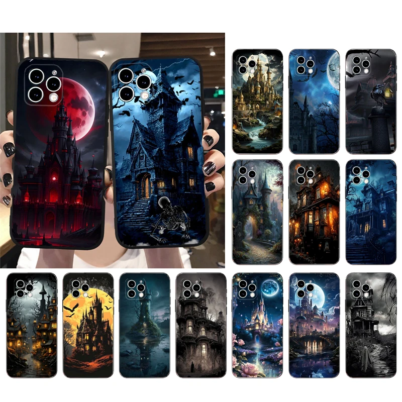 

Castle Phone Case For iphone 15 14 Pro Max 13 12 11 Pro Max XSMax XR 12 13 mini 14 Plus Shell