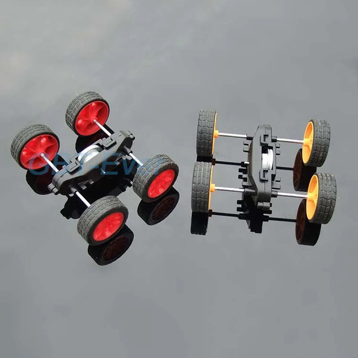 2Pcs Double Inertia Gearboxes Gear Boxes Inertia 4-drive Movement Construction Toys Four-Wheel Drive DIY Car Model Accessories