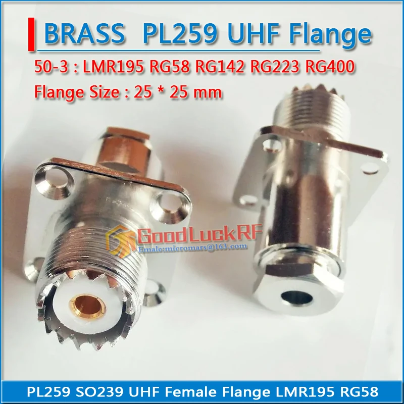 PRESA PL259 SO-239 DA PANNELLO (PP) - Pinto Elettronica - Foto 10