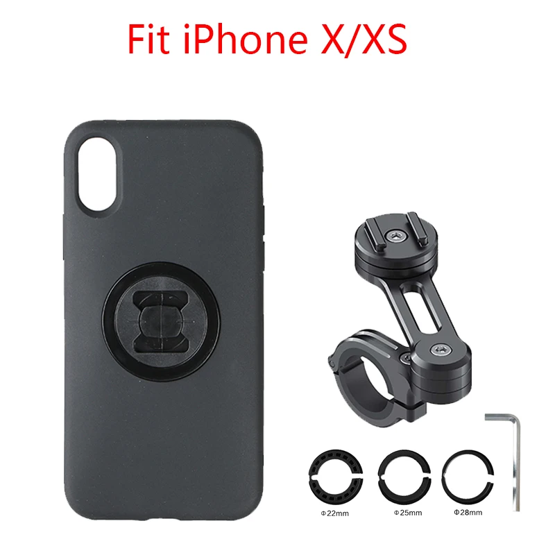 Support Mobile Phones Holder With Case for Iphone 12 Pro Max 11/XS Bicycle Moto Smartphon Phone Stand Quick Mount Accessories SP mobile holder for tripod Holders & Stands