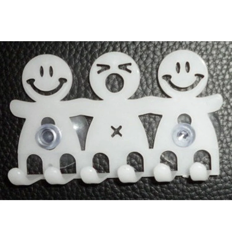 Description Picture 6 of itemPortable Home Suction Hooks 5 Position Tooth Brush Holder Bathroom Sets Cute Cartoon Sucker Toothbrush Holder Key Hook Kids Gift