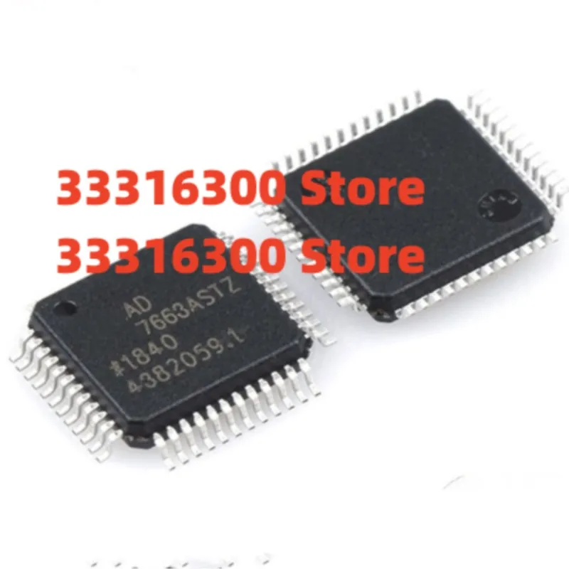 

2pcs New AD7663ASTZ QFP48 Analog to Digital Converter Chip IC